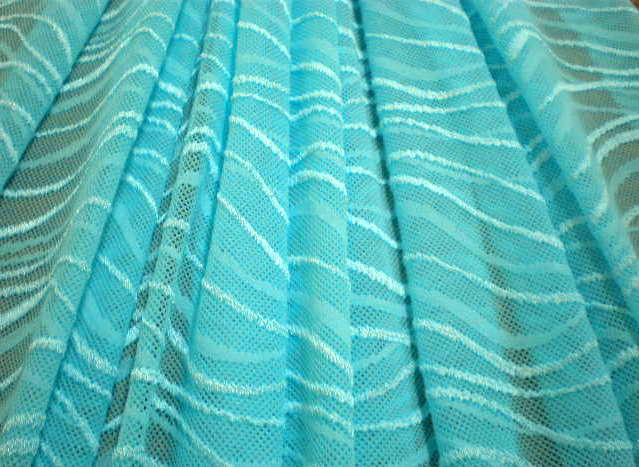 2.Lt.Blue Wavy Lace